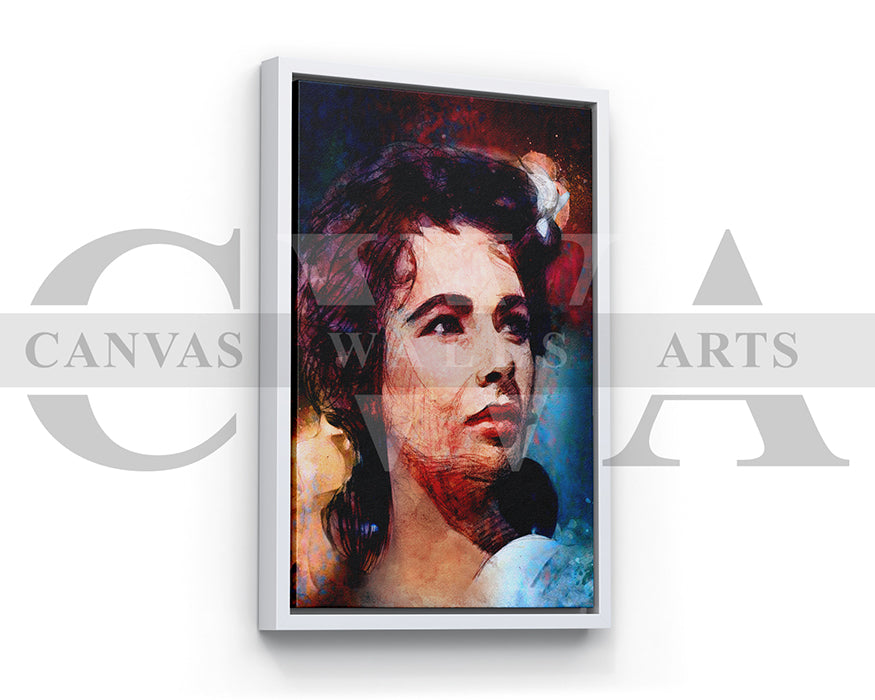 Elizabeth Taylor Canvas Wall Art
