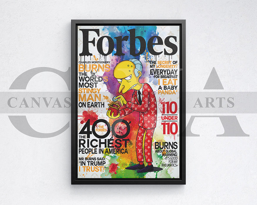 Everyday for breakfast I eat a baby Panda Forbes Burns Canvas Wall Art