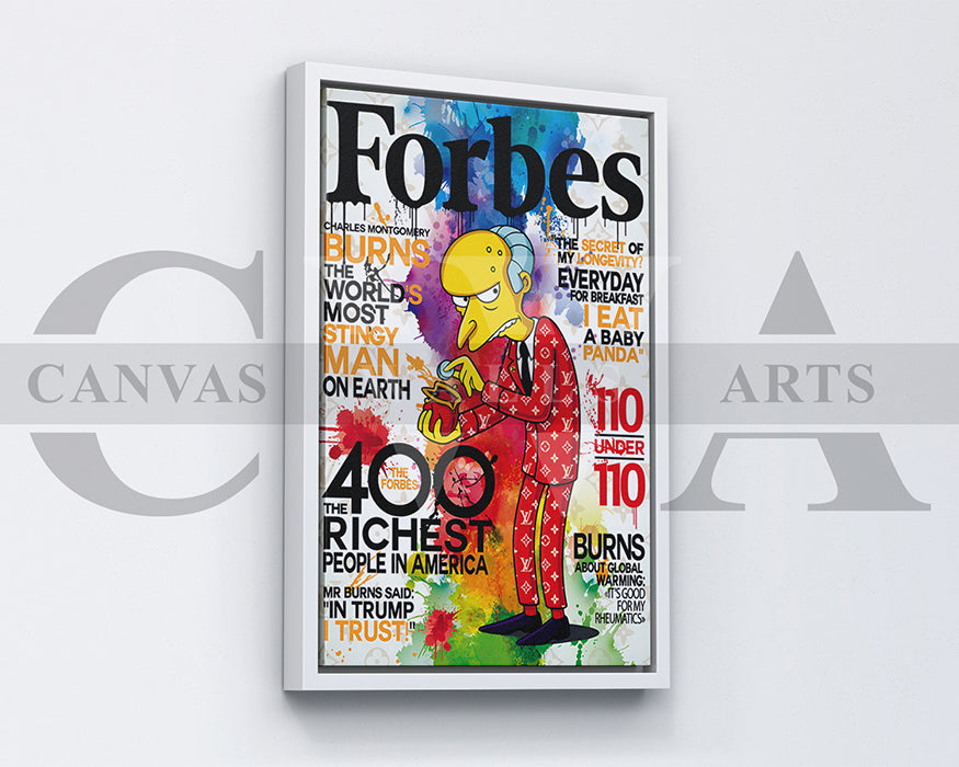 Everyday for breakfast I eat a baby Panda Forbes Burns Canvas Wall Art