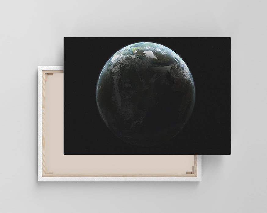 Exoplanet Canvas Wall Art Galaxy Art Print