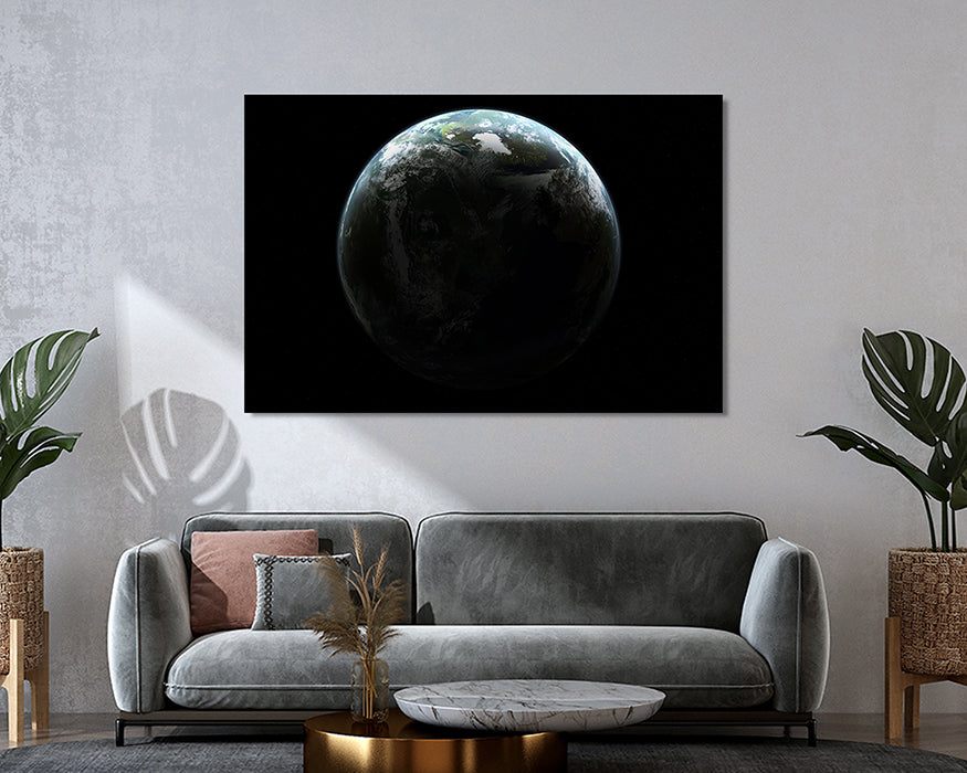 Exoplanet Canvas Wall Art Galaxy Art Print