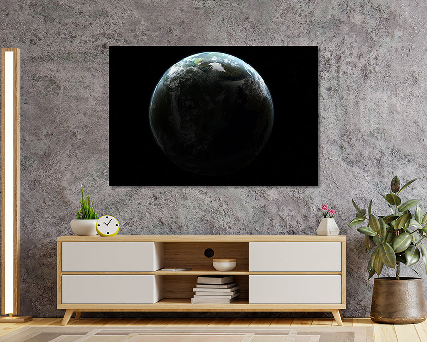 Exoplanet Canvas Wall Art Galaxy Art Print