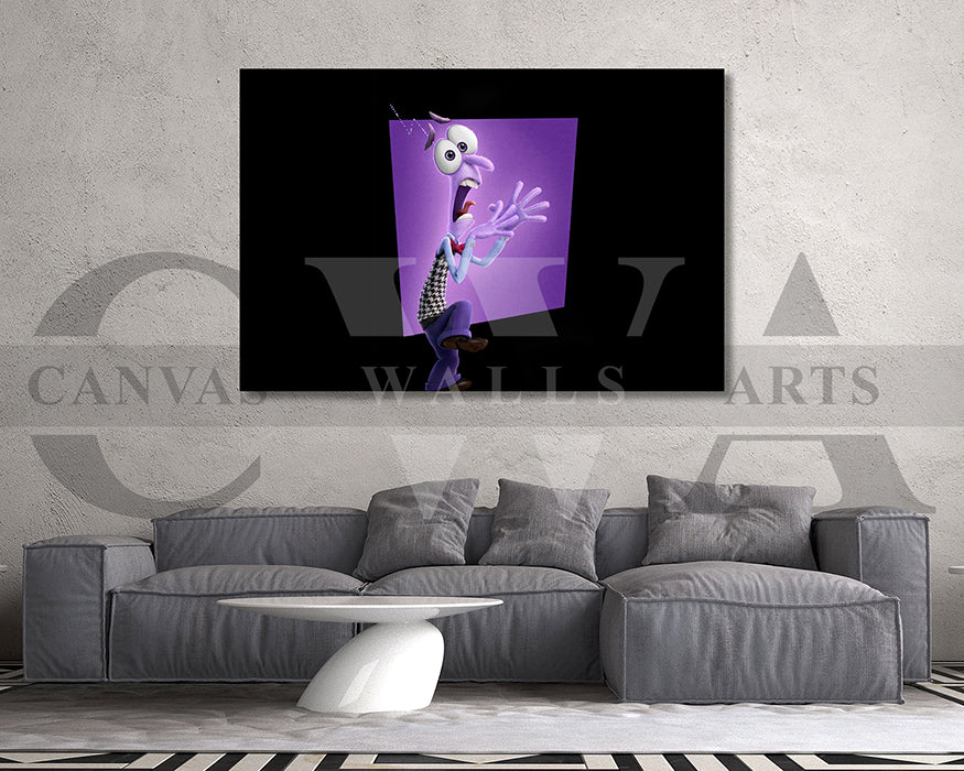 Fear in Inside Out 2 Canvas Wall Art