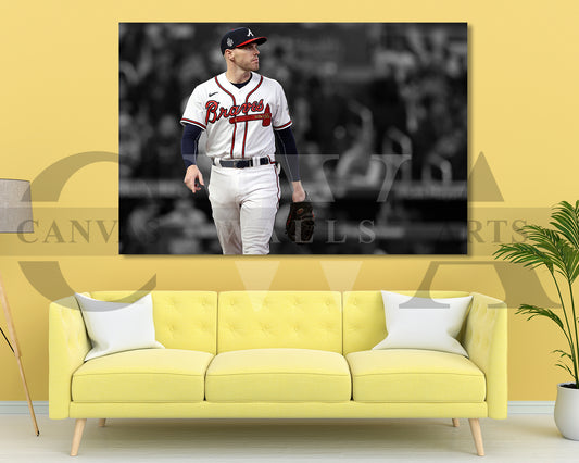 Fernando Tatís Jr Black & White Canvas Art Baseball Canvas Wall Art