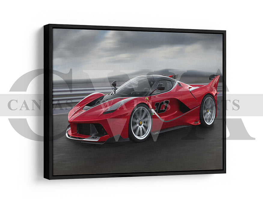 Ferrari FXX K Canvas Wall Art Car Poster Prints