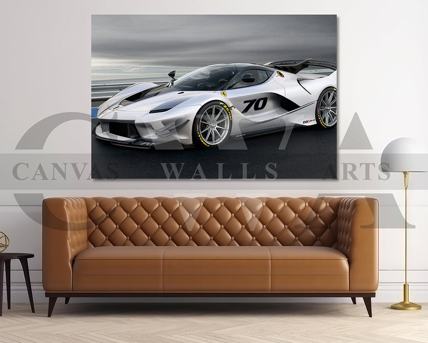 Ferrari FXX K Canvas Wall Art Hayper Car Poster Prints