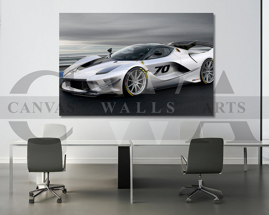 Ferrari FXX K Canvas Wall Art Hayper Car Poster Prints