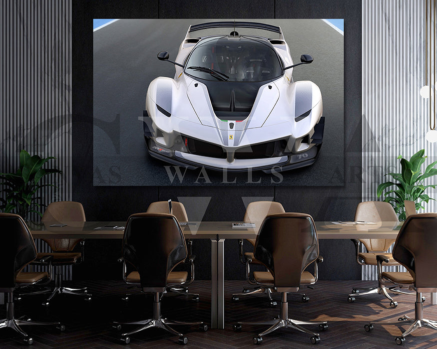 Ferrari FXX K Canvas Wall Art Car Poster Print