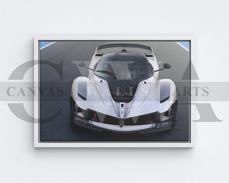 Ferrari FXX K Canvas Wall Art Car Poster Print
