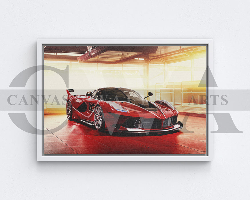 Ferrari FXX K Canvas Wall Art Hayper Car Poster Print