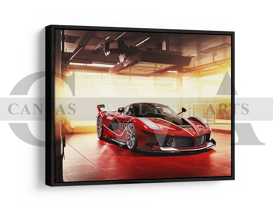 Ferrari FXX K Canvas Wall Art Hayper Car Poster Print