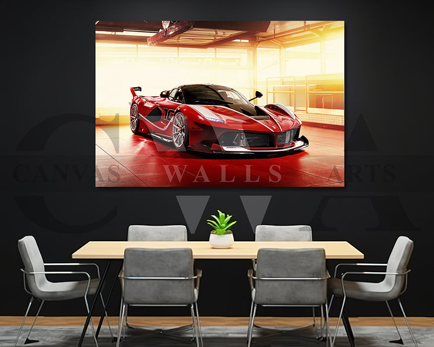 Ferrari FXX K Canvas Wall Art Hayper Car Poster Print