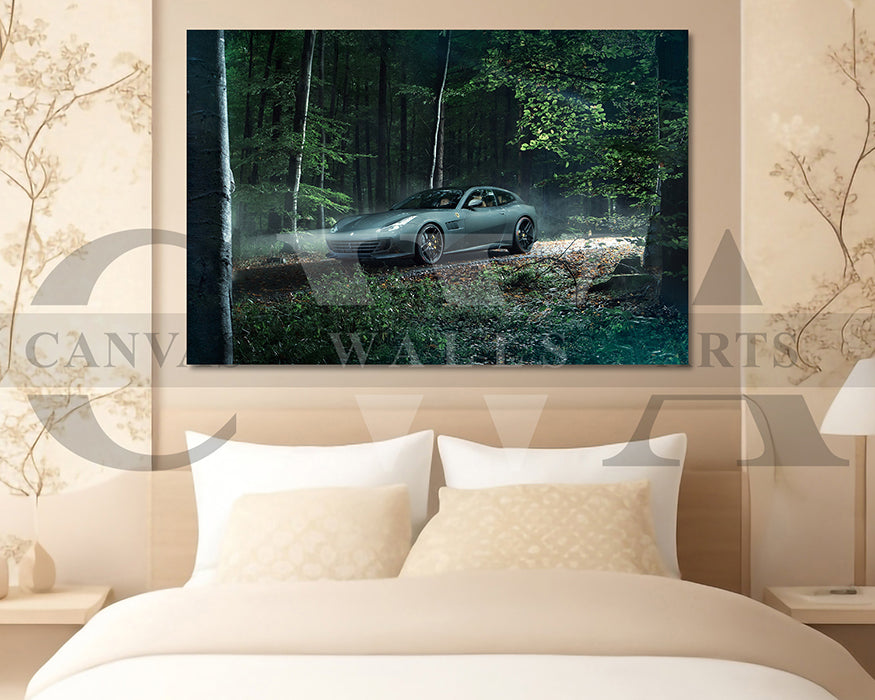 Ferrari GTC4Lusso Novitec Canvas Wall Art Car Poster Prints