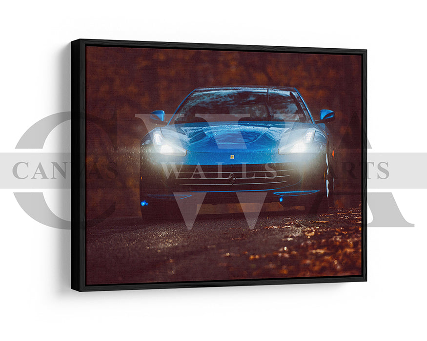 Ferrari GTC4Lusso Novitec Canvas Wall Art Car Poster Print