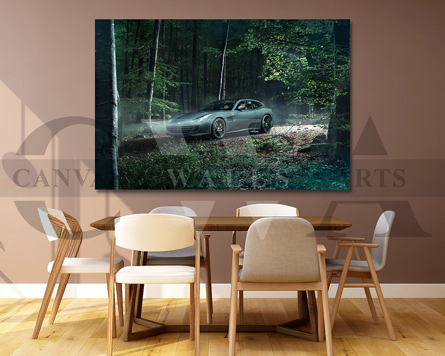 Ferrari GTC4Lusso Novitec Canvas Wall Art Car Poster Prints