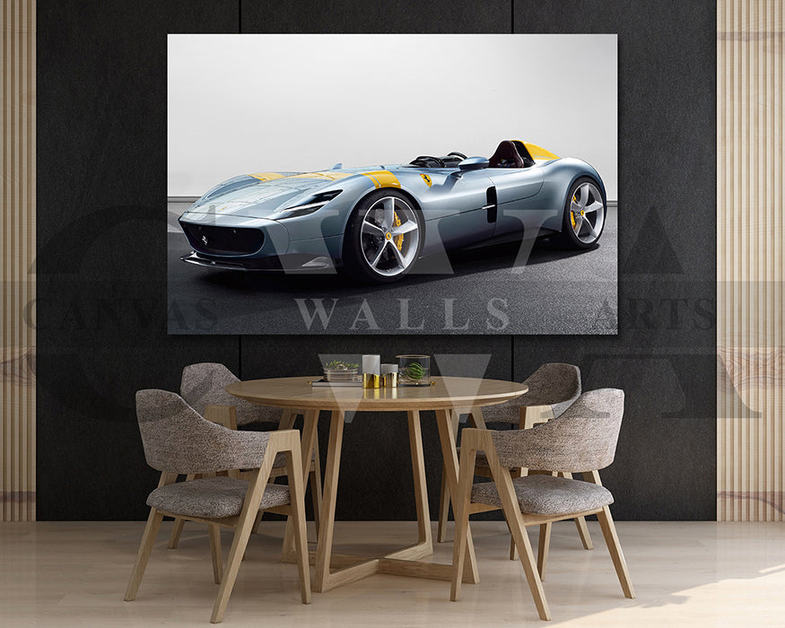 Ferrari Monza SP1 Canvas Wall Art Sports Car Poster Print