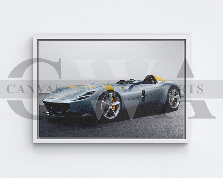 Ferrari Monza SP1 Canvas Wall Art Sports Car Poster Print