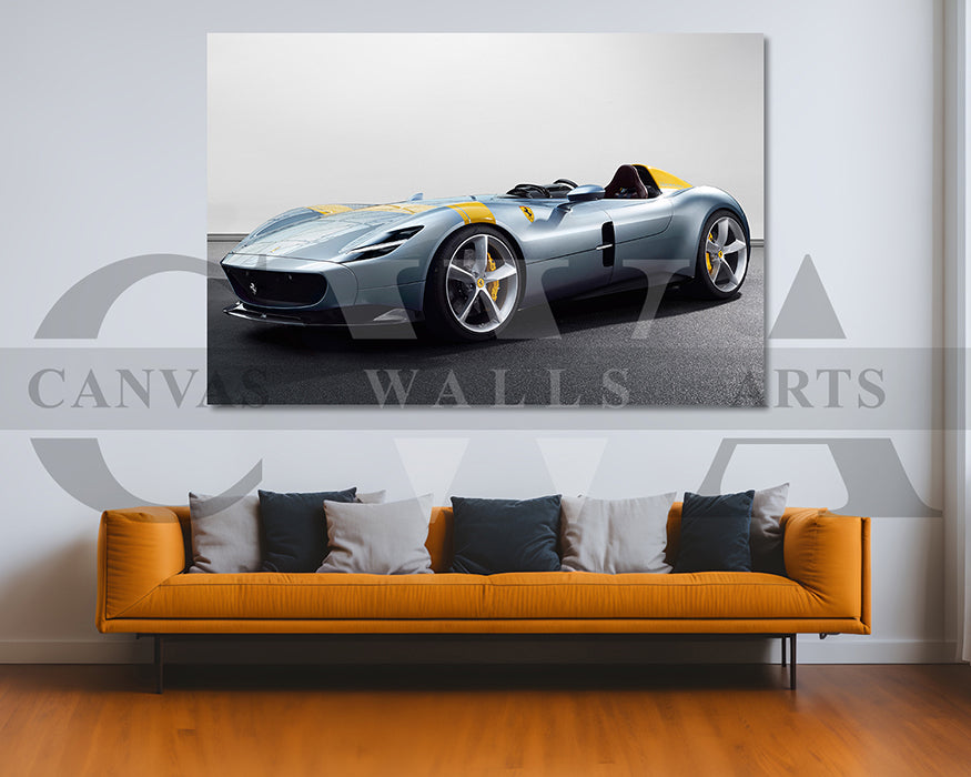 Ferrari Monza SP1 Canvas Wall Art Sports Car Poster Print