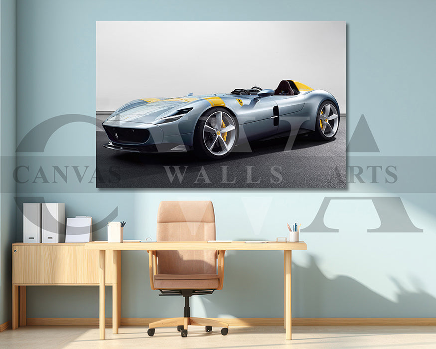 Ferrari Monza SP1 Canvas Wall Art Sports Car Poster Print