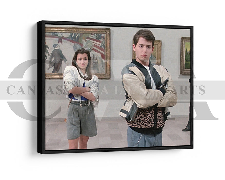 Ferris Bueller's Canvas Wall Art Movie Poster Print