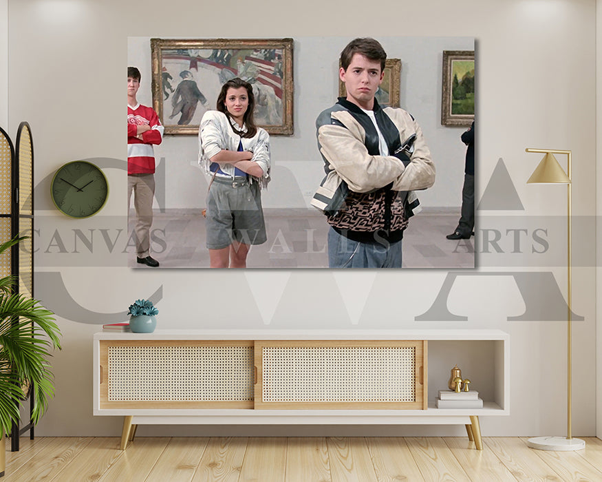 Ferris Bueller's Canvas Wall Art Movie Poster Print