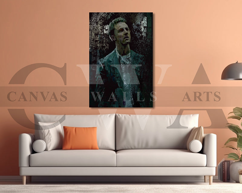 Fight Club Canvas Wall Art Abstract Movie Poster