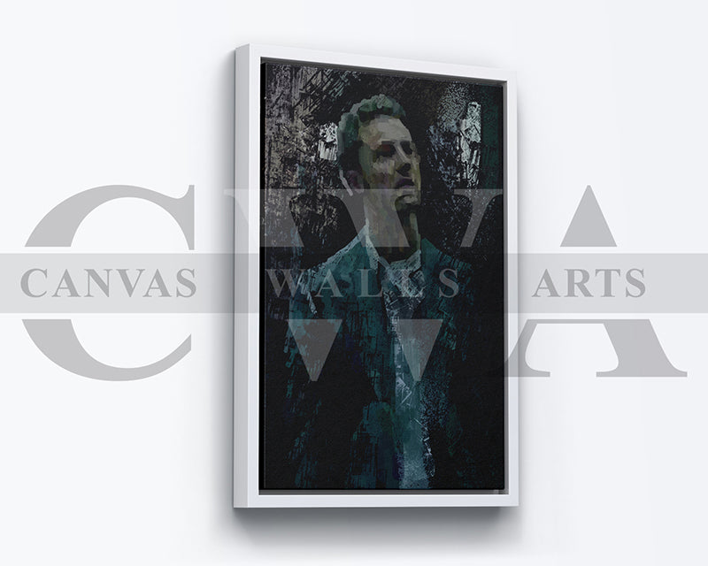 Fight Club Canvas Wall Art Abstract Movie Poster