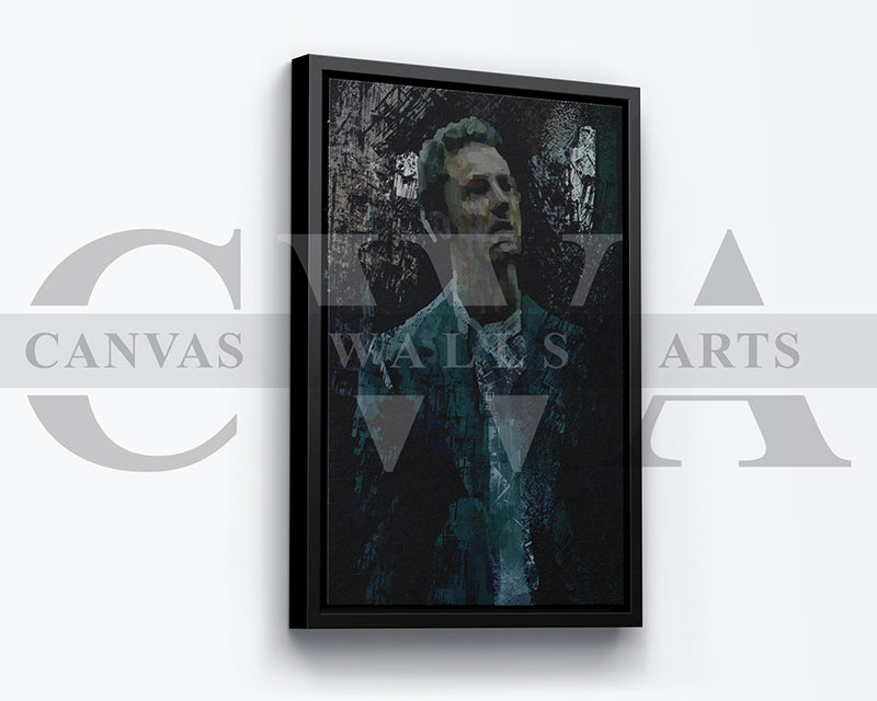 Fight Club Canvas Wall Art Abstract Movie Poster