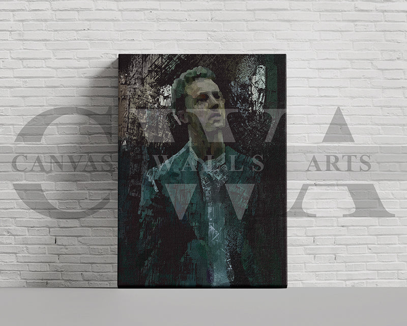Fight Club Canvas Wall Art Abstract Movie Poster