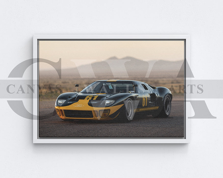 Ford GT40 Canvas Wall Art Car Poster Print