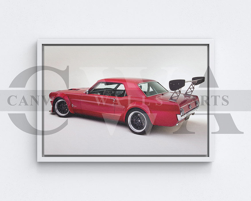 Ford Mustang Canvas Wall Art Car Poster Print