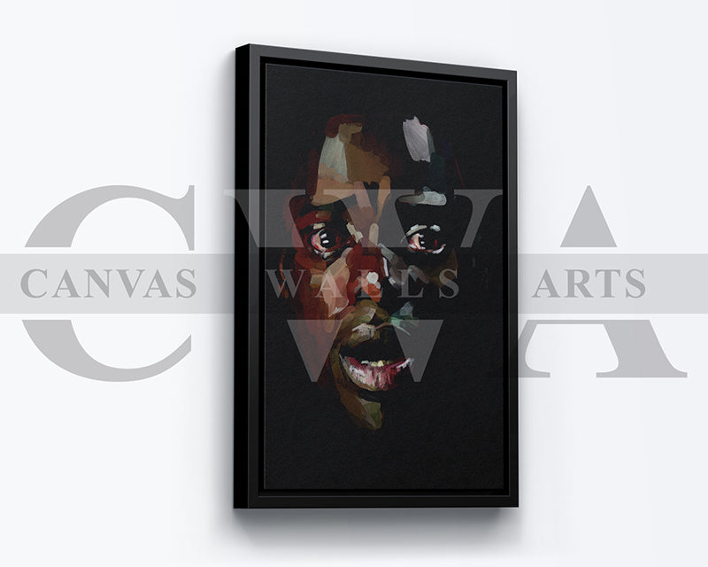 Fright Night Canvas Wall Art Abstract Movie Poster