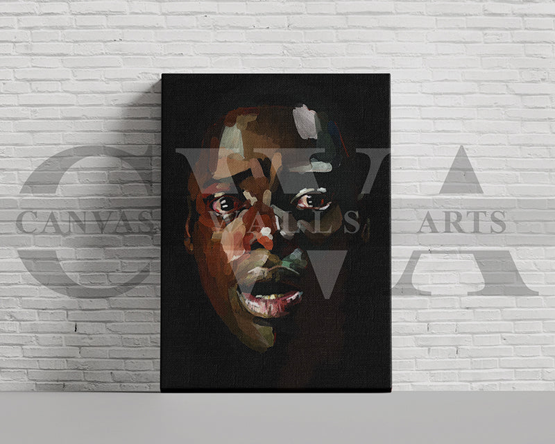 Fright Night Canvas Wall Art Abstract Movie Poster