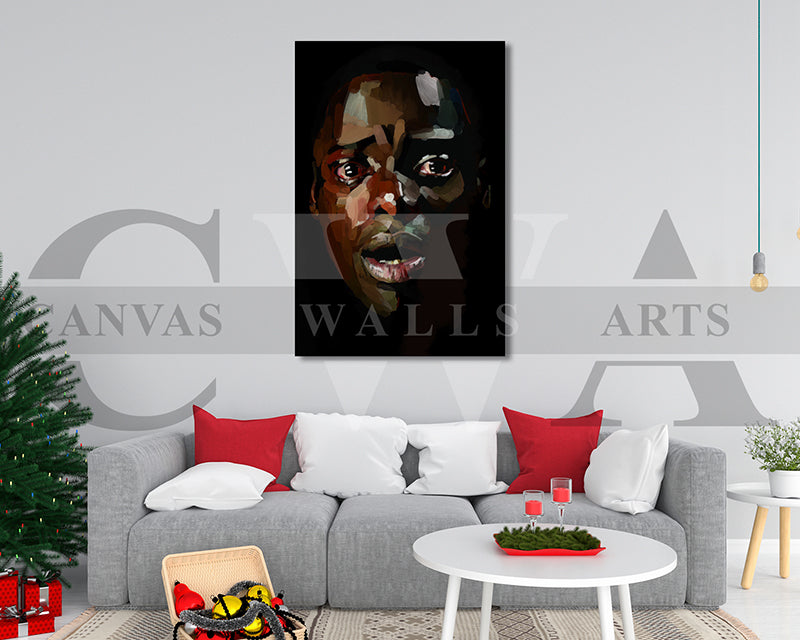 Fright Night Canvas Wall Art Abstract Movie Poster