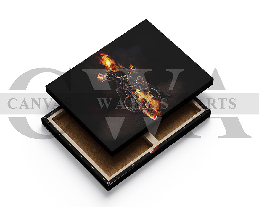 Ghost Rider Hero Returns Canvas Wall Art