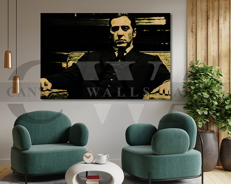 Godfather Canvas Wall Art Movie Poster