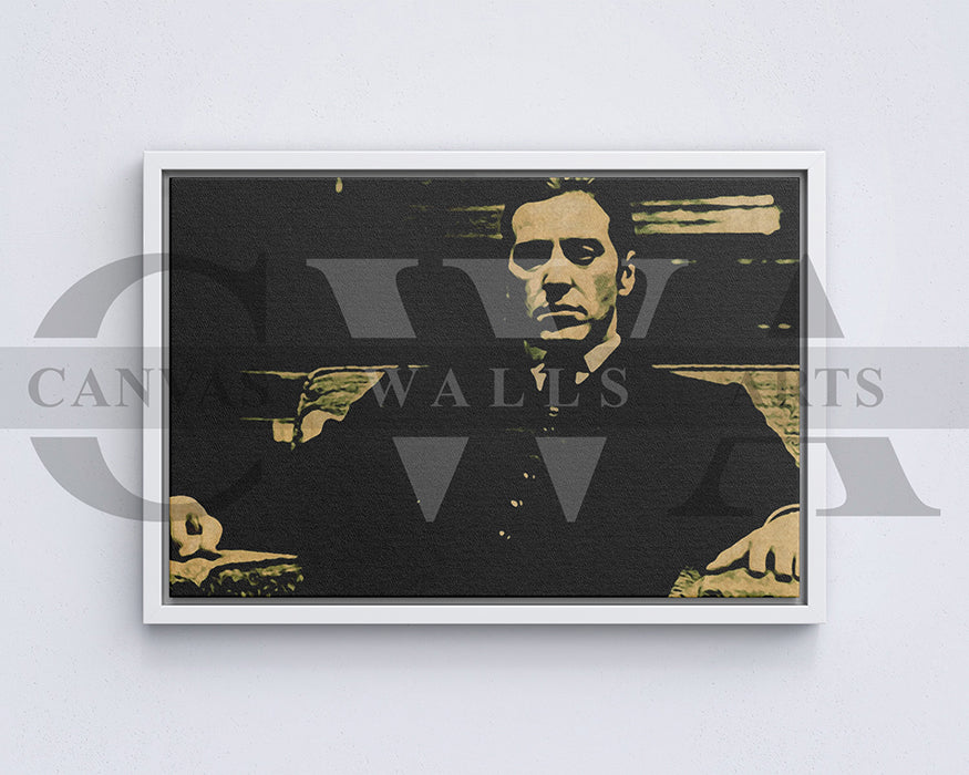 Godfather Canvas Wall Art Movie Poster