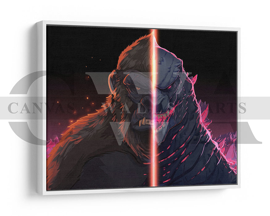 Godzilla x Kong The New Empire Canvas Print