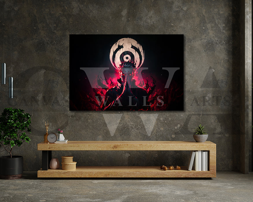 Gojo Satoru Six Eyes Canvas Wall Art