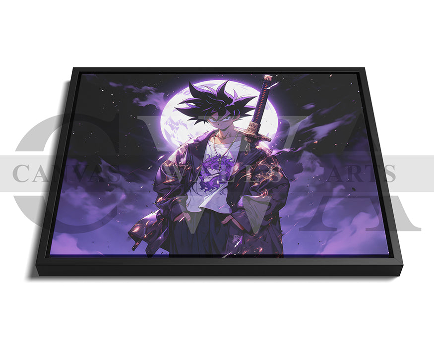 Goku Arrival In The Bleach Universe Canvas Wall Art