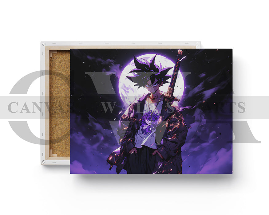 Goku Arrival In The Bleach Universe Canvas Wall Art