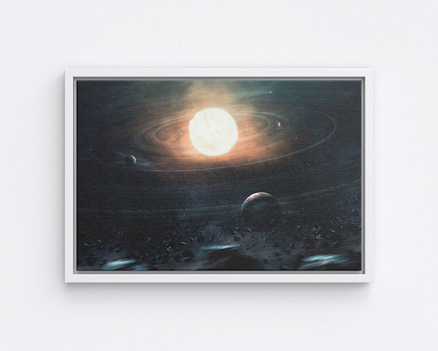Gossamer Ring Canvas Wall Art Galaxy Art Print