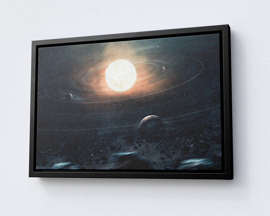 Gossamer Ring Canvas Wall Art Galaxy Art Print