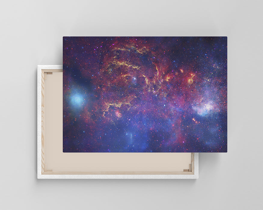 Great Observatories Combined Galaxy Canvas Wall Art