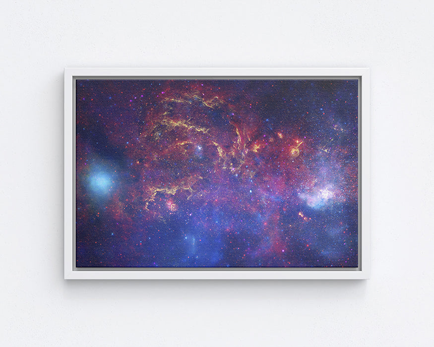 Great Observatories Combined Galaxy Canvas Wall Art