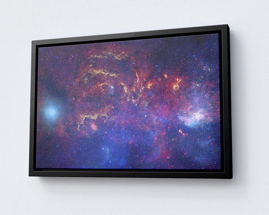 Great Observatories Combined Galaxy Canvas Wall Art
