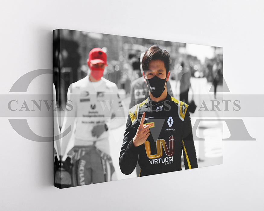 Guanyu Zhou Black & White Canvas Art F1 Canvas Wall Art
