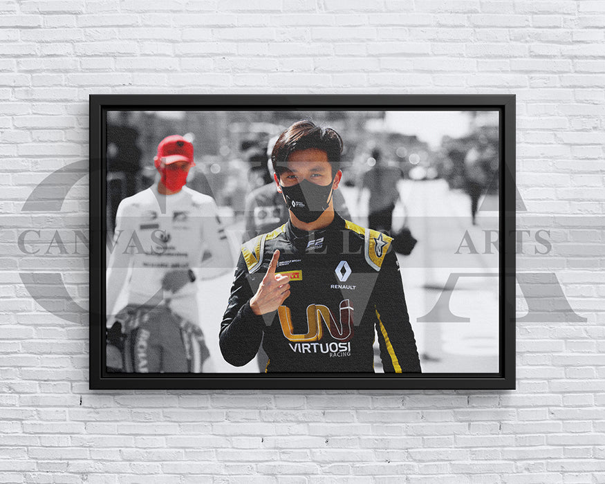 Guanyu Zhou Black & White Canvas Art F1 Canvas Wall Art