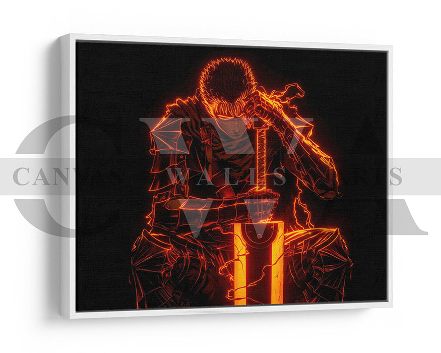 Guts Manga Berserk Canvas Wall Art