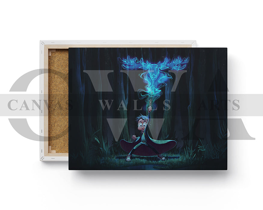 Harry Potter Patronus Canvas Wall Art